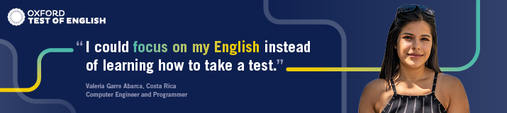 Oxford Test of English banner